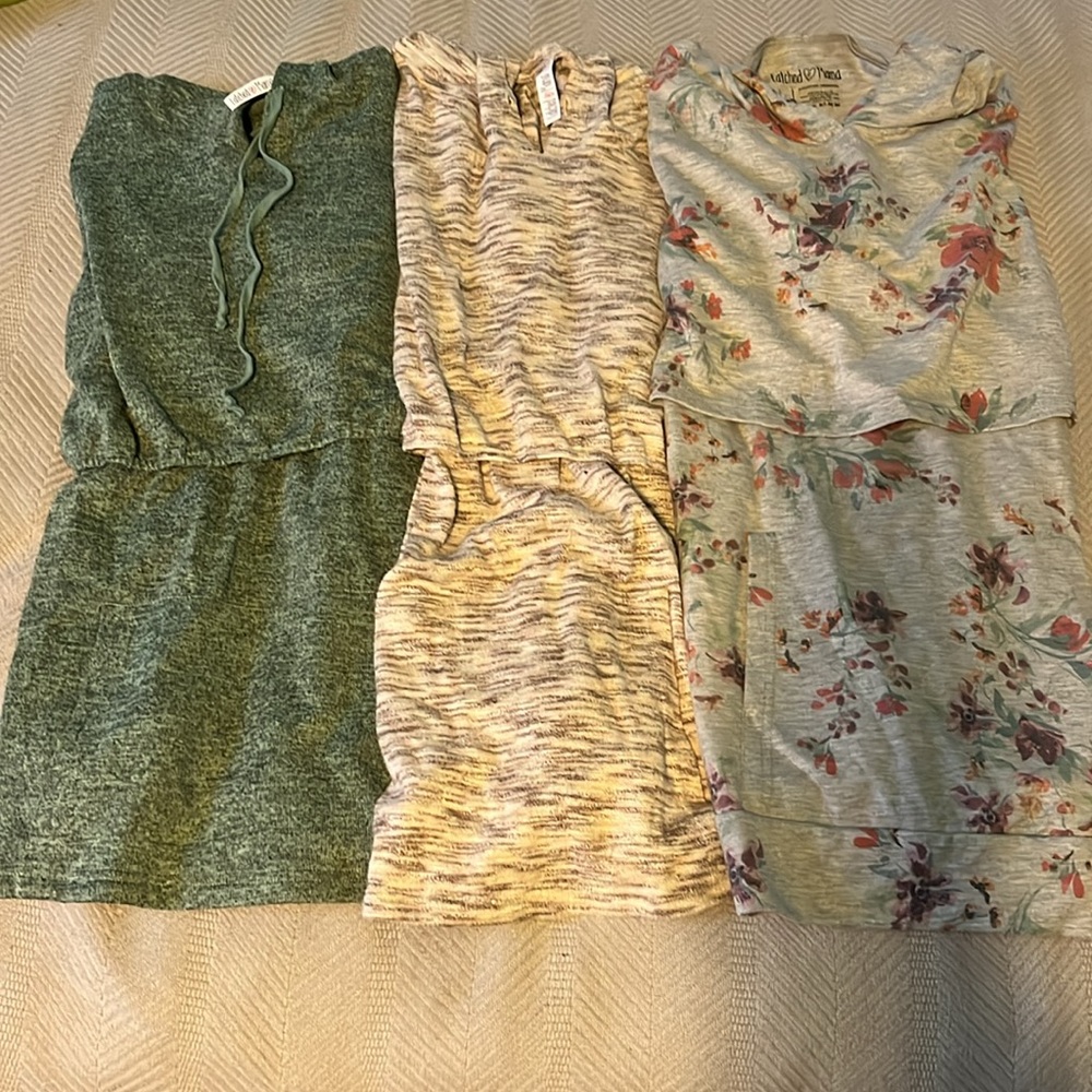 Lot of 3 Latched Mama Everyday Nursing Hoodies